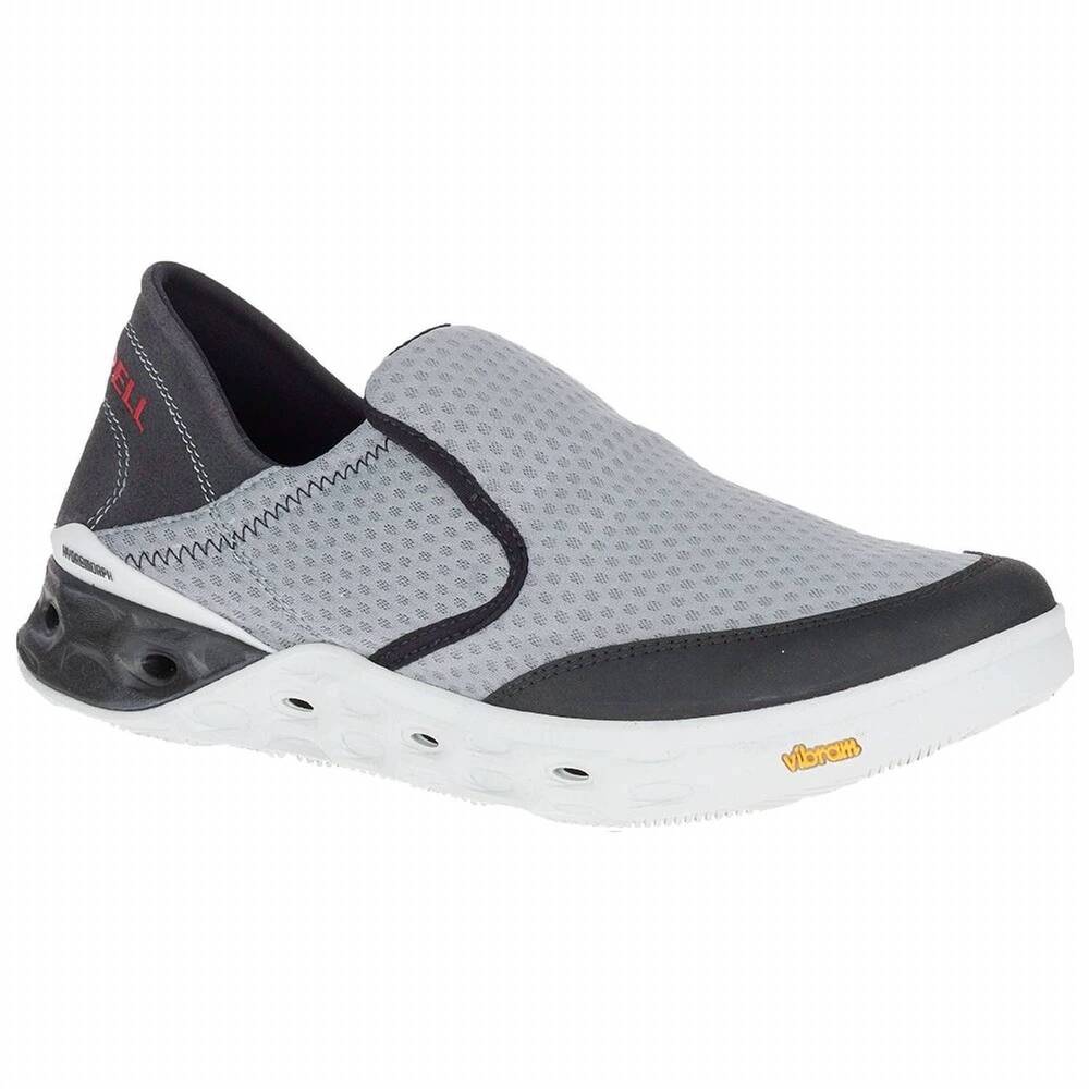 NEW MERRELL men's tideriser moc slip-on shoe in black